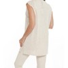 Women's Linen Long Vest - ANGEL - 2 of 4