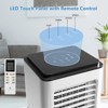 Jojoka 8,000 BTU Portable Air Conditioner Cools Up to 350 Sq.Ft, 3-IN-1 Quiet Portable AC Unit with Remote Control - 3 of 4