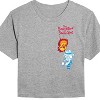 Women's - The Year Without a Santa Claus - Heat Miser Cold Miser Cropped Graphic T-Shirt - 2 of 4