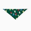 Christmas Matching Family Pajamas Set Reindeer Green Print PJS with Christmas Socks Green - 3 of 4
