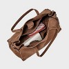 Solid Soft Satchel Handbag - A New Day™ - 4 of 4