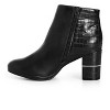 Women's  Wide Fit Rubi Ankle Boot - black | CITY CHIC - image 4 of 4