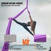 VEVOR Aerial Silk & Yoga Swing, 8.7 Yards, Aerial Yoga Hammock Kit with 100gsm Nylon Fabric, Full Rigging Hardware & Easy Set-up Guide - 3 of 4