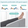 Vipbear Bed Wedge Pillow with Soft Memory Foam and Washable Cover, Wedge Pillow for Sleeping, Triangle Pillow Wedge for Back Pain Relief - 3 of 4