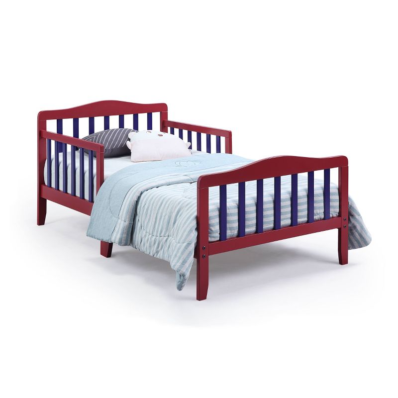 Olive &#38; Opie Twain Toddler Bed - Red/Blue, 4 of 7