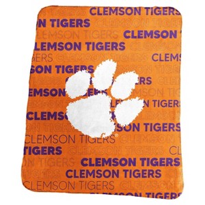 NCAA Clemson Tigers Classic Throw Blanket - 1 of 1