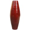 Uniquewise Bamboo Cylinder Shaped Floor Vase - Handcrafted Tall Decorative Vase - Ideal for Dining Room, Living Room, and Entryway - 3 of 4
