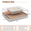 56-Egg Incubator with Automatic Turning, Humidity Control & Auto Water Refill, Digital 360° Clear View Poultry Hatcher for Chicken, Duck & Goose - 4 of 4
