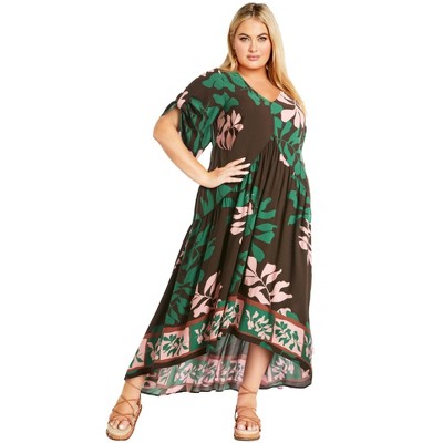 Avenue Women's Plus Size Val Dress