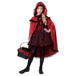 Halloween Girls Red Riding Hood Costume S(4-6), Girl