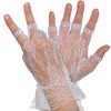 Skeleteen Girls Fingerless Lace Costume Gloves - White - 2 of 4