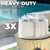 XtremepowerUS Maximum Clean Inground Swimming DE Pool Filter 48 sq. ft, Beige - 4 of 4