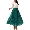 Women's Retro Chiffon Maxi Skirt - Beach Ankle Length Flowy Long Skirt Jasper - 2 of 4