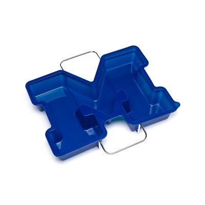 Blue Silicone Non-Stick Michigan Wolverines Cake Pan