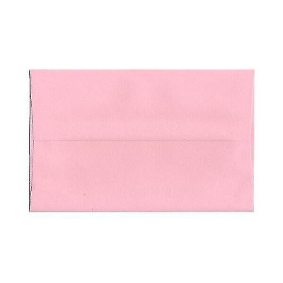 JAM Paper A10 Invitation Envelopes 6 x 9.5 Baby Pink 155688I