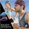 Wikineon Sports Headbands For Men & Women -5 Pack, Wicking Sweatbands, Elastic Non Slip Sweat Bands, Athletic Workout Fashion Wide Hair Bands - 4 of 4