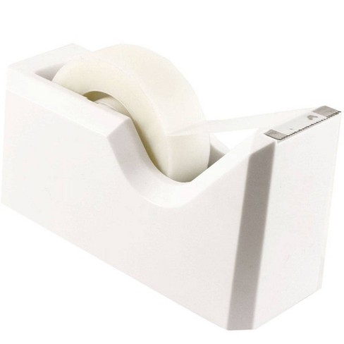 JAM Paper Colorful Desk Tape Dispensers - White - image 1 of 4
