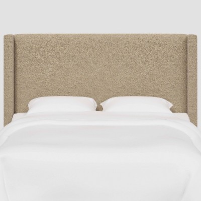Full Austin Wingback Headboard Cozy Faux Shearling Threshold™ Target