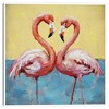 Masterpiece Art Gallery 24"x24" Flamingo Love Wall Art - 2 of 4