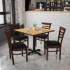 Flash Furniture Ladder Back Wooden Restaurant Chair - 2 of 4