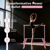 Dexmalle Solid Wood Ballet Barre With Adjustable Range Of 31.5-39.5 Inches For Dance Practice - 4 of 4