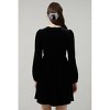 Women's Glow Bow Velvet Dress - SUGARLIPS - 2 of 2