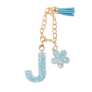 Unique Bargains Flower Heart Sequin Letter Water Cup Pendant Pink 1 Pc - 1 of 4