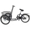 Topteng 20" Tricycle Shopping Three Wheel Bike with Children Seat & Basket - 2 of 4