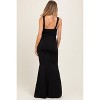Pinkblush Black Twist Front Ruched Maternity Maxi Dress - 2 of 4