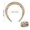 Unique Bargains Women's Foam Raffia Straw Headband 1 Pc - 4 of 4