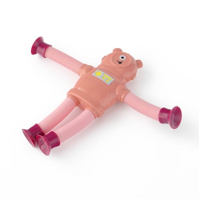 Stretchy Suction Cup Robot Pink - Bullseye's Playground™