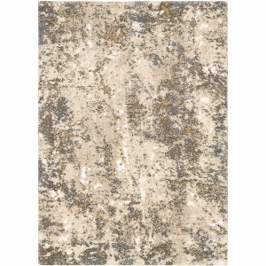 Hauteloom Alabaster Abstract Thick Luxe Rug - 1 of 4