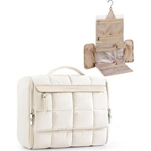 BAGSMART Travel Toiletry Bag, Extra Large Full-open Hanging Toiletry Bag - 1 of 3