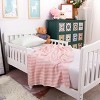 Cotton Cable Knit Stripe Baby Blanket, Super Soft Toddler Blanket, 30 × 40 Inches - NTBAY - 3 of 4