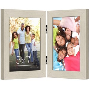 Americanflat Hinged Picture Frame with shatter-resistant glass - Available in a variety of sizes and styles - 1 of 4