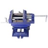 5 Inch Cross Slide Drill Press Vise, 2 Way X-Y Heavy Duty Clamp Machine Vise Holder, Clamping Tool, Bench Mount Clamp Machine Blue - 2 of 4