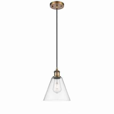 Berkshire - 1 Light Mini Pendant In Industrial Style-11.75 Inches Tall and 8 Inches Wide