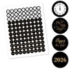 Big Dot of Happiness New Year's Eve - Gold - Round Candy 2026 New Years Eve Sticker Favors - Labels Fits Small Round Chocolate (1 sheet of 108) - 2 of 4