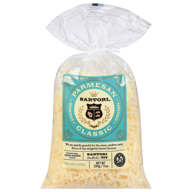 Sartori Shredded Parmesan Cheese Bag - 7oz, 1 of 4