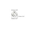 Unique Bargains Loose Shiny Rhinestone Rondelle Spacer Beads for DIY Earrings Necklaces 100 Pcs - 2 of 4