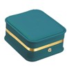 Unique Bargains Velvet Cloth PU Leather Single Slot Jewelry Holder Necklace Box - 3 of 4