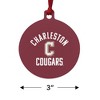 College of Charleston Official Logo Aluminum Holiday Christmas Tree Ornament - 3 of 4
