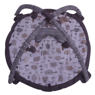 Bacati - Baby Activity Gyms & Playmats (Owls Beige Gray)