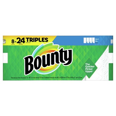 Bounty Select-A-Size Paper Towels - 8 Triple Rolls
