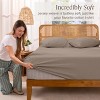 Organic Cotton Jersey Fitted Sheet by Bare Home - 3 of 4