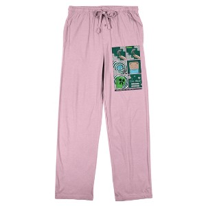 Minecraft Character Round Up Women’s Sleep Pajama Pants - 1 of 4