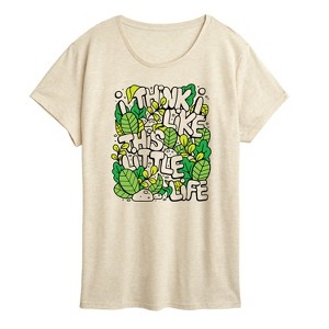 Women's - Instant Message - Little Life Nature Short Sleeve Graphic T-Shirt - 1 of 4