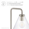 Modway Element Transparent Glass Glass and Metal Floor Lamp - Iron Base, LED Compatible - 3 of 4