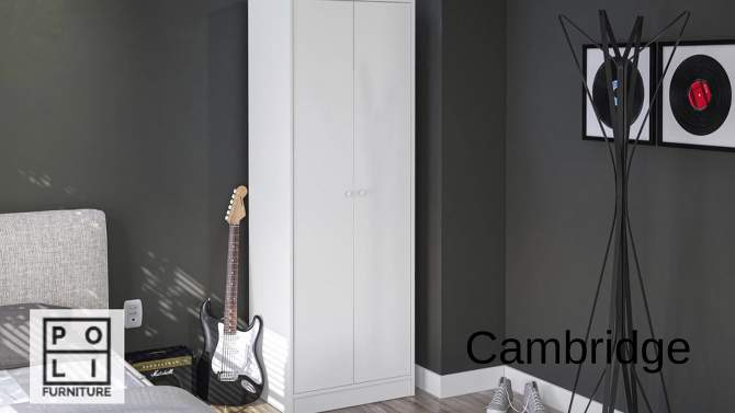 Denmark 2 Door and 2 Drawer Wardrobe - Polifurniture, 2 of 11, play video