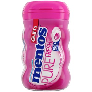 Mentos Bubblefresh Gum Bottle - 50ct/3.53oz - 1 of 4